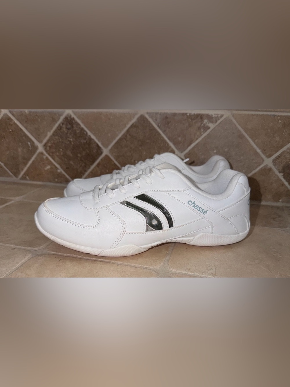 Chasse Cheer Shoes Flip IV Women’s Size 7 White 5 Color Insert Variations